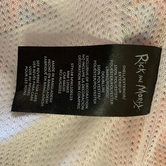 Members Only Size XL Rick & Morty All Over Print Hooded Jacket Windbreaker A38 - Picture 3 of 10